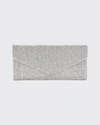 Judith Leiber Envelope Beaded Clutch Bag In Rhine