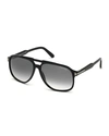 Tom Ford Raoul 62mm Gradient Navigator Sunglasses