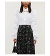 PETER PILOTTO FRILL-TRIMMED COTTON SHIRT