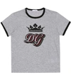 DOLCE & GABBANA LOGO棉质针织T恤,P00448782