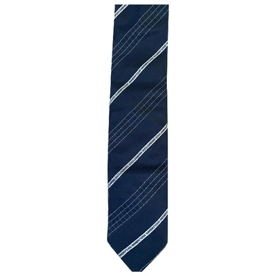 Pre-owned Dolce & Gabbana Silk Tie In Navy