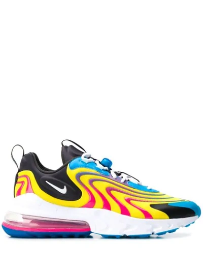 Nike Air Max 270 React Eng Trainers In Yellow,light Blue,fuchsia