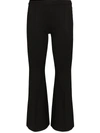 ROSETTA GETTY FLARED CROPPED TROUSERS