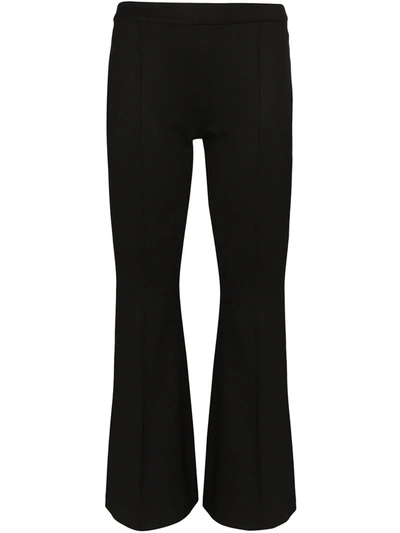 ROSETTA GETTY FLARED CROPPED TROUSERS