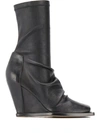 RICK OWENS 110MM CALF-LENGTH BOOTS