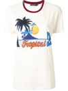 DOLCE & GABBANA TROPICAL PRINT T-SHIRT