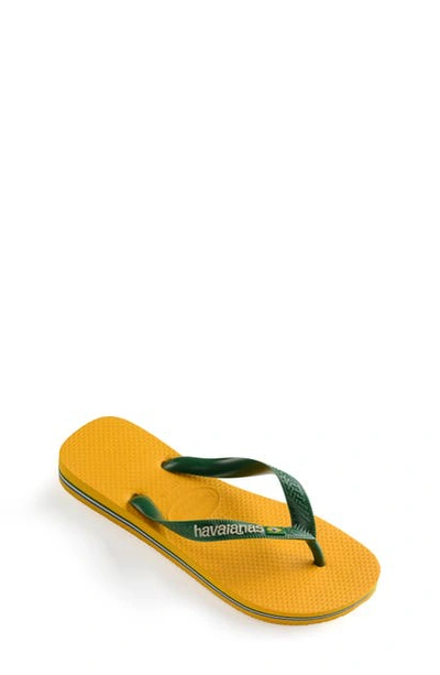 Havaianas Logo-embellished Rubber Flip-flops In Brasil Logo Banana