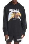 RHUDE BALD EAGLE GRAPHIC HOODIE,RHU06PS20016