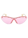 GUCCI GUCCI EYEWEAR CAT EYE MASK SUNGLASSES