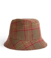 BARENA VENEZIA CHECK BUCKET HAT,15055504