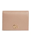 GUCCI LEATHER MARMONT CARD HOLDER,15048864