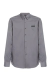 PRADA LOGO STRETCH-COTTON SHIRT,754463