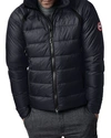 Canada Goose Men's Hybridge Hooded Down Puffer Base Jacket In Navy
