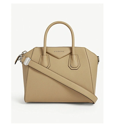 Givenchy Antigona Small Leather Tote Bag In Neutrals
