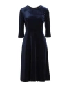 24.25 Woman Midi Dress Navy Size 4 Polyester, Elastane In Navy