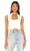 Superdown Frasier Top In White