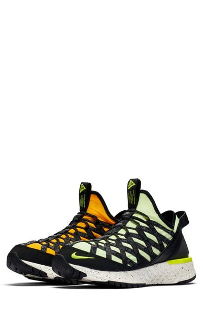 Nike Acg React Terra Gobe Volt Sneakers In Yellow