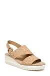 VINCE SHELBY PLATFORM WEDGE SANDAL,H0179N1