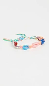 VENESSA ARIZAGA RAINBOW SHELL BRACELET