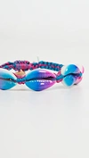 VENESSA ARIZAGA BLUE AND PURPLE FANTASEA BRACELET