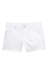 Joe's Kids' The Markie Cutoff Denim Shorts In Bright White