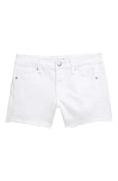Joe's Kids' The Markie Cutoff Denim Shorts In Bright White