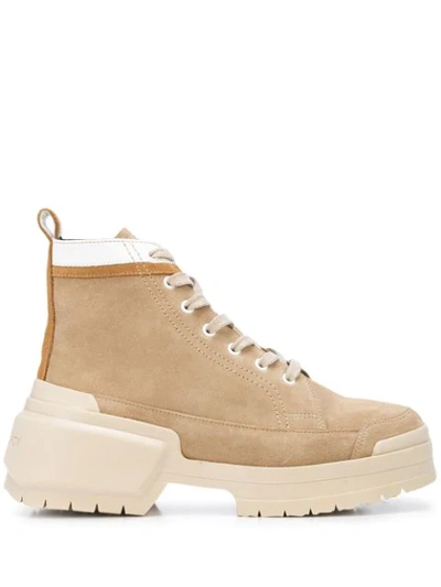 Pierre Hardy Rangers Ankle Boots Multi Sand In Neutrals