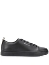 Ps By Paul Smith Black Leather Lee Sneakers In Black