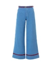 GUCCI GUCCI WIDE LEG BELTED JEANS