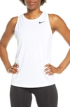 Nike Women's Dri-fit Training Tank Top In White