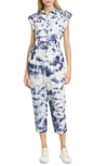 LA VIE REBECCA TAYLOR TIE DYE CROP COTTON JUMPSUIT,120728P373