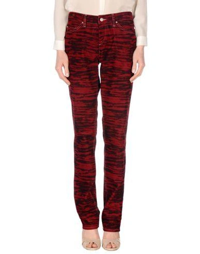 Isabel Marant Étoile Casual Trousers In Maroon