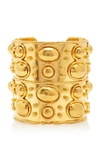 SYLVIA TOLEDANO MANCHETTE AND BYZANCE GOLD-PLATED WIDE CUFF,776795
