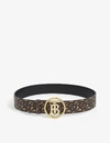 BURBERRY TB CIRCLE LOGO-EMBELLISHED E-CANVAS BELT,278-72019980-8023451