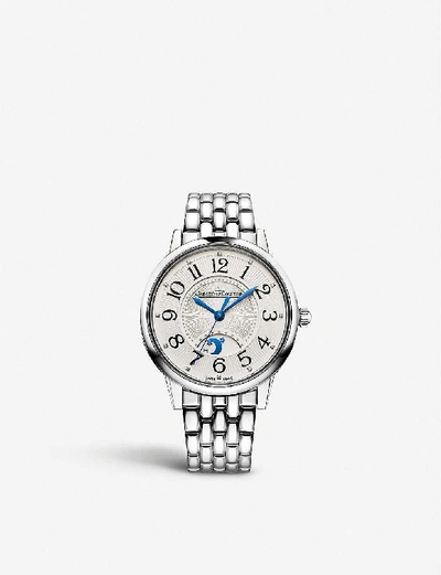 Jaeger-lecoultre Women's Rendez-vous Classic Stainless Steel & Diamond Night & Day Watch In Silver