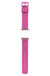 Skagen Silicone 38mm Silicone Apple Watch Strap In Pink
