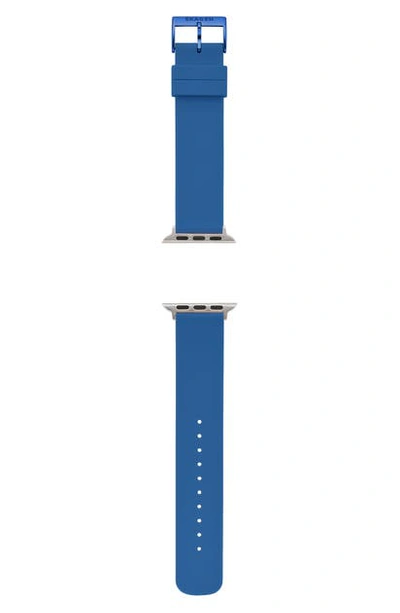 Skagen Silicone 38mm Silicone Apple Watch Strap In Blue