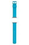 Skagen Silicone 38mm Silicone Apple Watch® Strap In Neon Blue