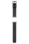 Skagen Silicone 38mm Silicone Apple Watch Strap In Black