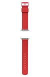 Skagen Silicone 38mm Silicone Apple Watch Strap In Red