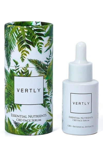 Vertly Essential Nutrient Cbd Face Serum 1 Oz.