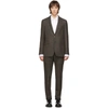 BURBERRY BURBERRY SSENSE EXCLUSIVE BROWN WOOL CHECK SUIT