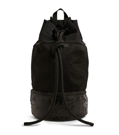 Adidas By Stella Mccartney Stella Mccartney X Adidas Mesh Pocket Backpack In Black