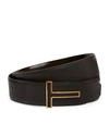 TOM FORD TOM FORD LEATHER REVERSIBLE T ICON BELT,15051059