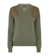 PURDEY V-NECK SHOOTING SWEATER,15182552