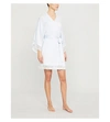 EBERJEY COLETTE STRETCH-JERSEY AND LACE ROBE