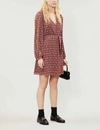 CLAUDIE PIERLOT ROCAILLE PAISLEY-PRINT WOVEN MINI DRESS,R00058700