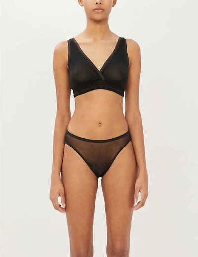 Cosabella Soire Curvy Wireless Bralette In Black