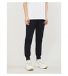 TOMMY HILFIGER BRAND-EMBROIDERED TAPERED COTTON JOGGING BOTTOMS