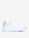 ALEXANDER MCQUEEN MEN'S SHOW LEATHER AND SILICONE PLATFORM TRAINERS,R00063496